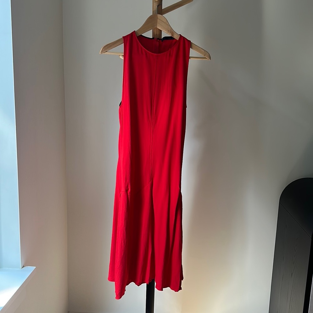Red Zara dress